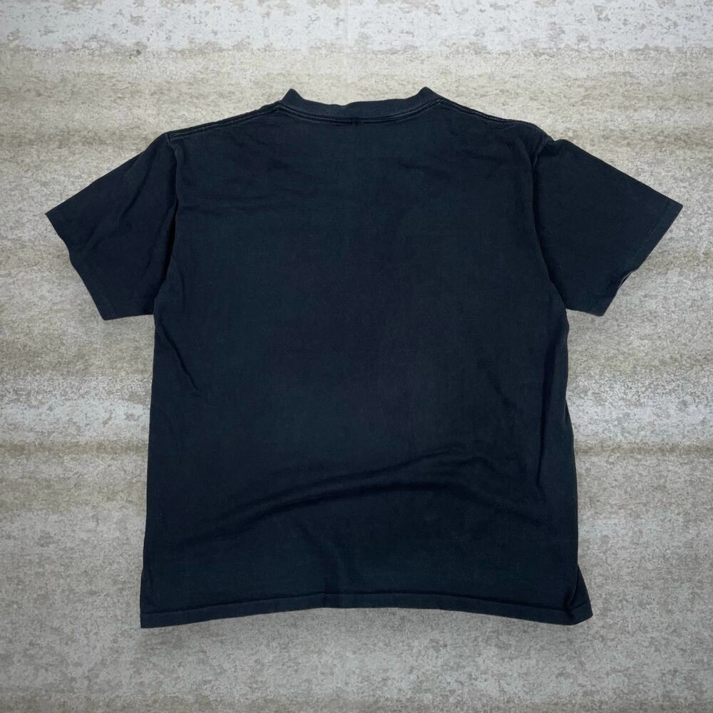 Vintage 80s Michael Jordan Shirt Mens L Black Made in USA Basketball Star - Picture 2 of 5